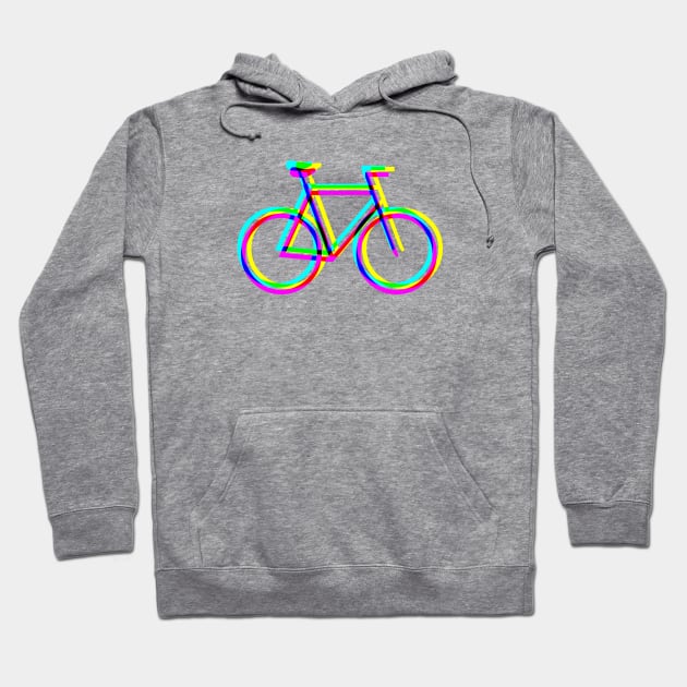 CMYK Bike Hoodie by AKdesign